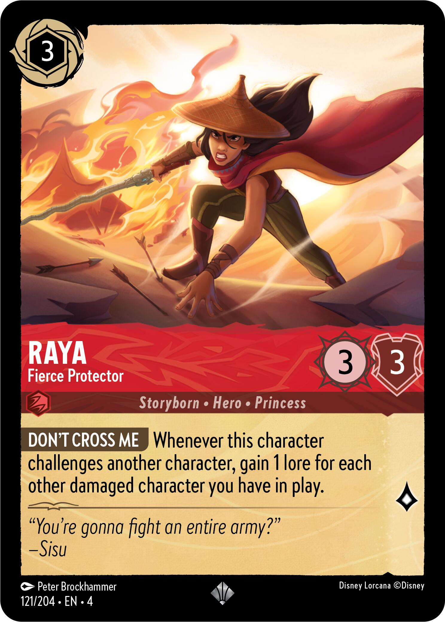 Disney Lorcana: Raya - Fierce Protector card image