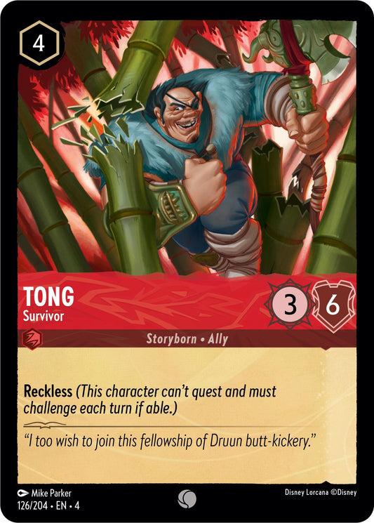 Disney Lorcana: Tong - Survivor card image