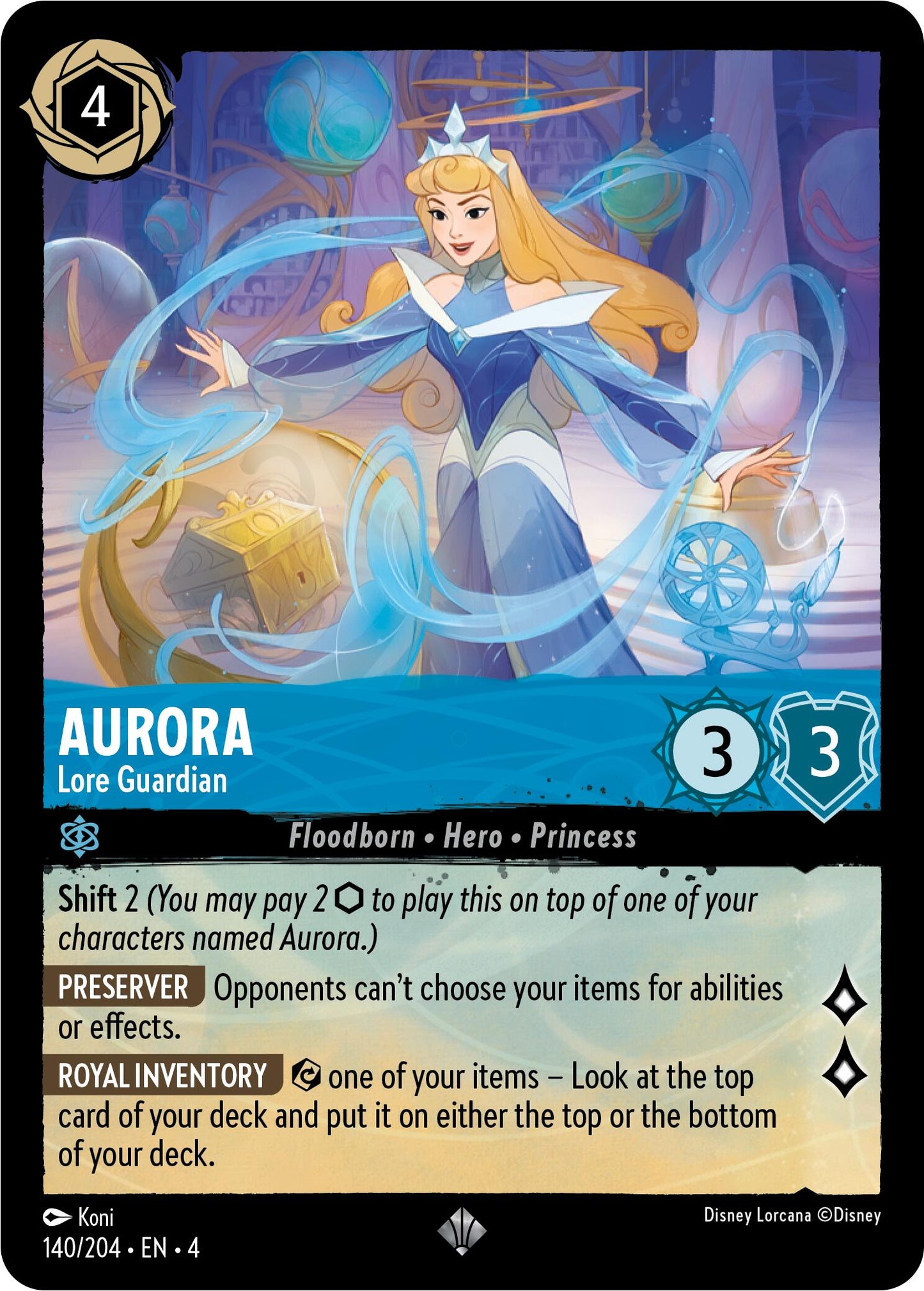 Disney Lorcana: Aurora - Lore Guardian card image