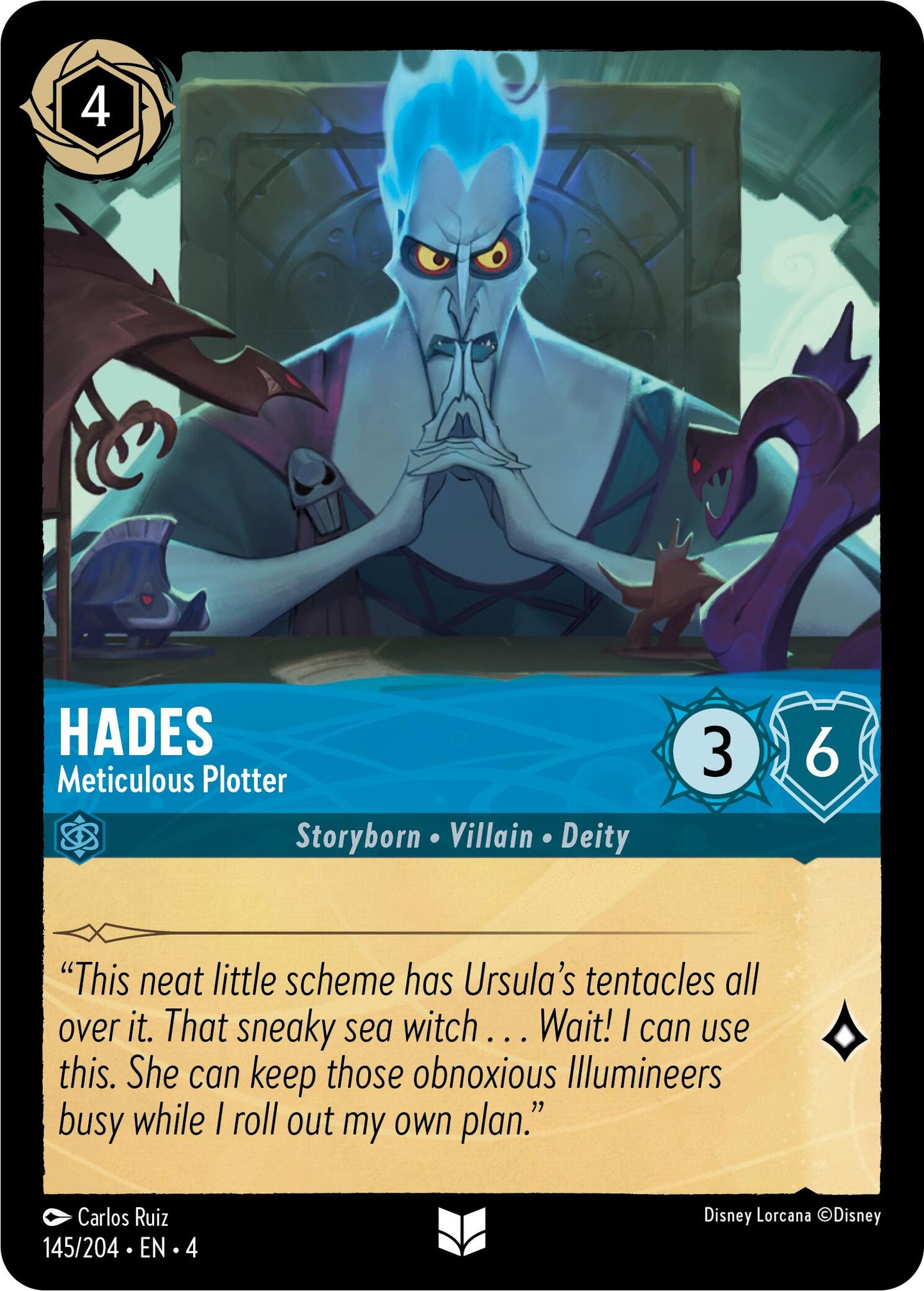 Disney Lorcana: Hades - Meticulous Plotter card image