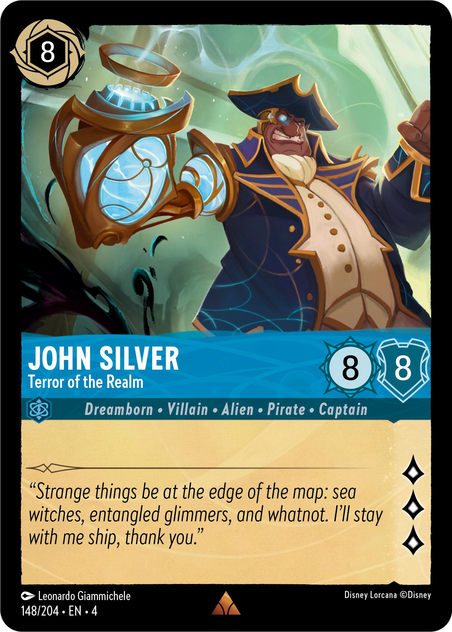 Disney Lorcana: John Silver - Terror of the Realm card image