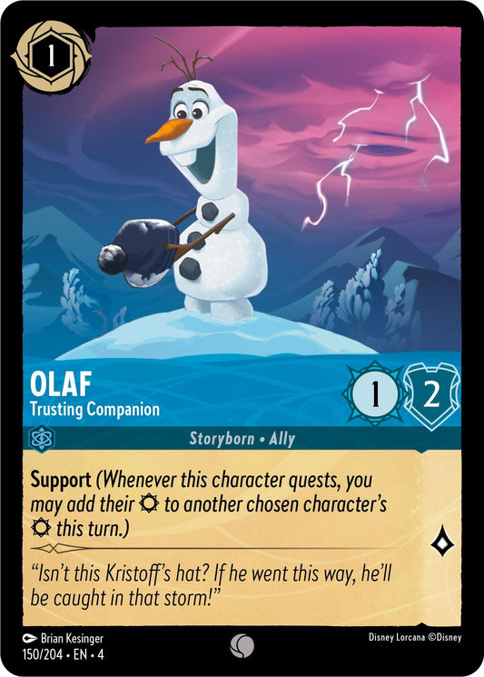 Disney Lorcana: Olaf - Trusting Companion card image