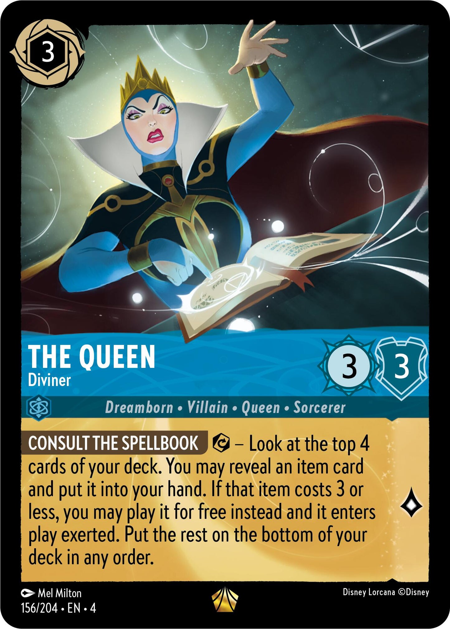 Disney Lorcana: The Queen - Diviner card image