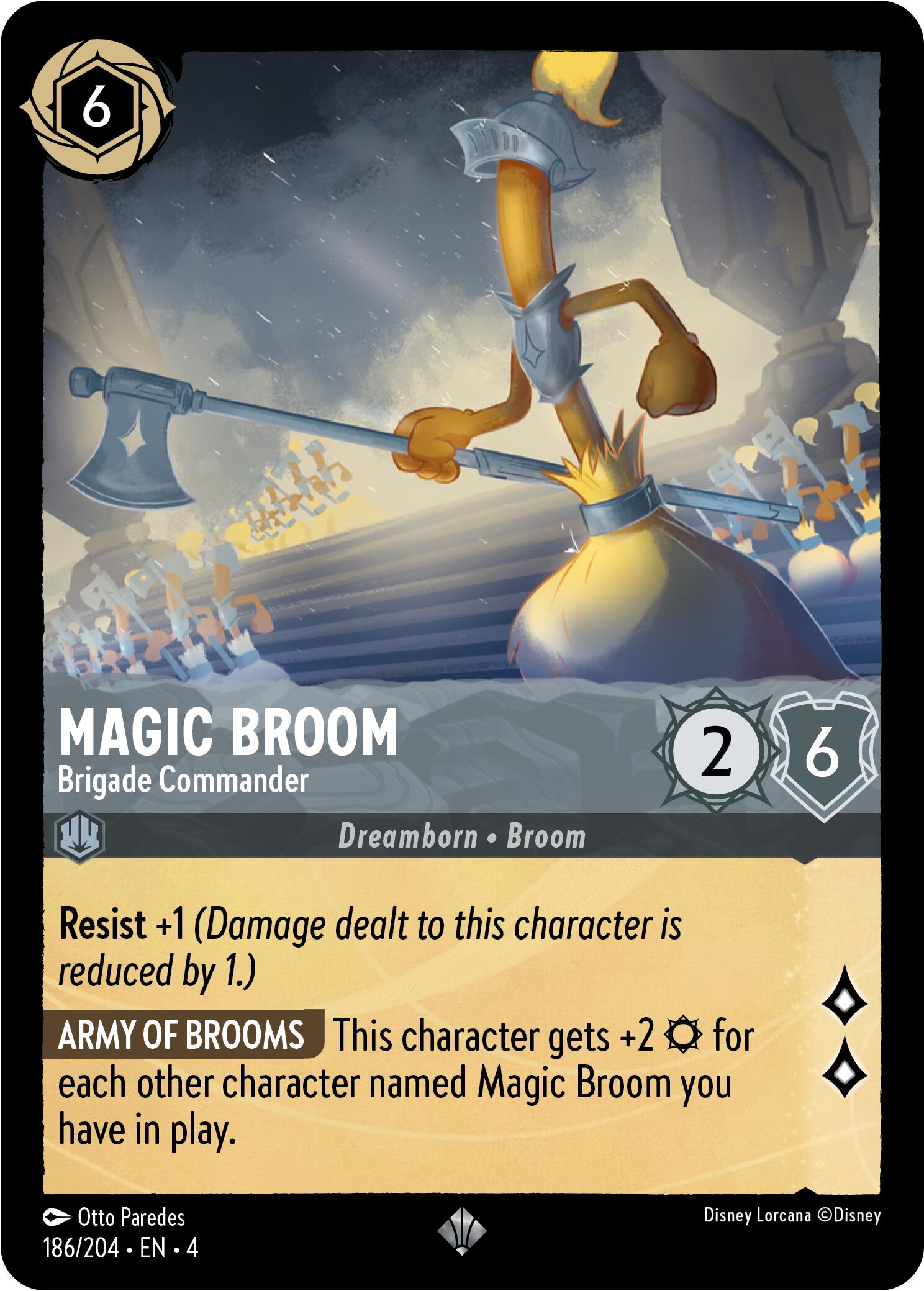 Disney Lorcana: Magic Broom - Brigade Commander card image