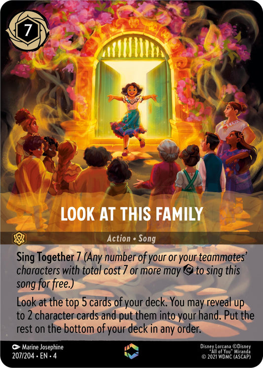 Disney Lorcana: Look at This Family (Enchanted) card image