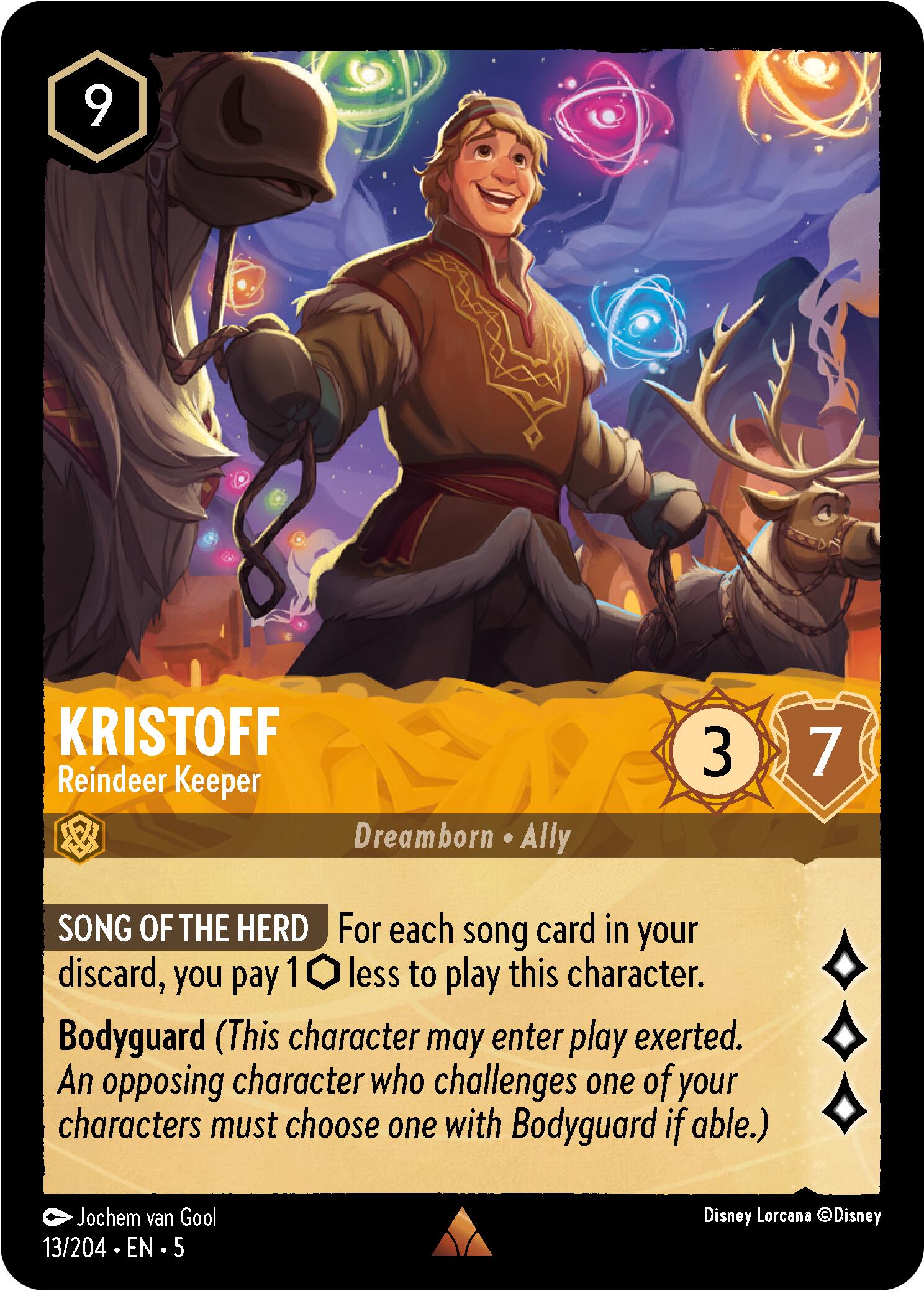 Disney Lorcana: Kristoff - Reindeer Keeper card image