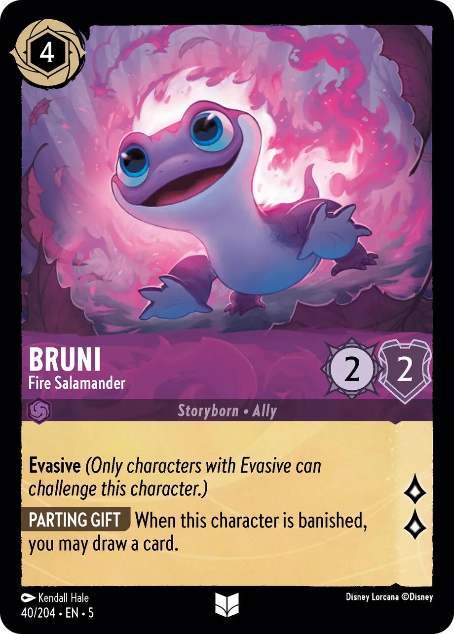 Disney Lorcana: Bruni - Fire Salamander card image