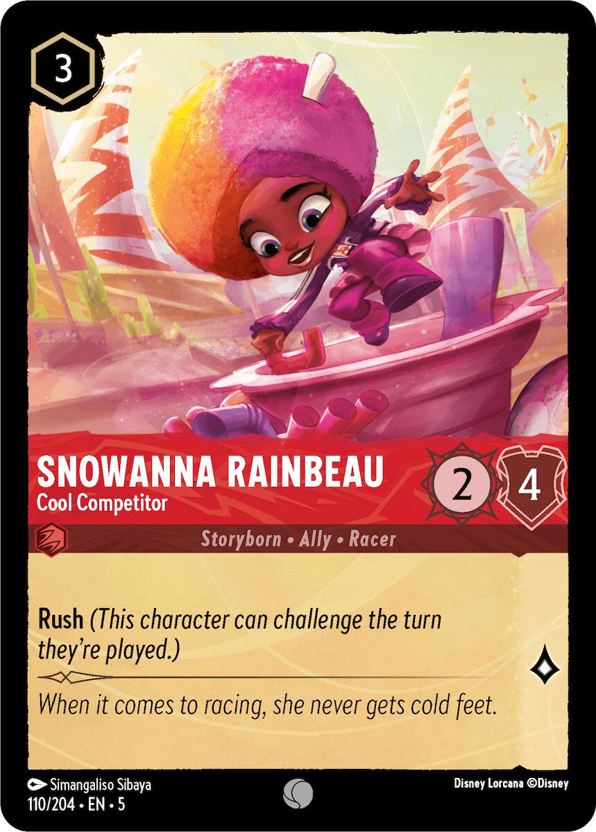 Disney Lorcana: Snowanna Rainbeau - Cool Competitor card image