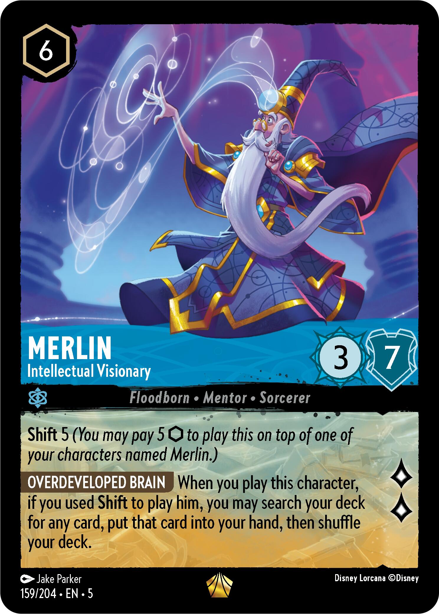 Disney Lorcana: Merlin - Intellectual Visionary card image