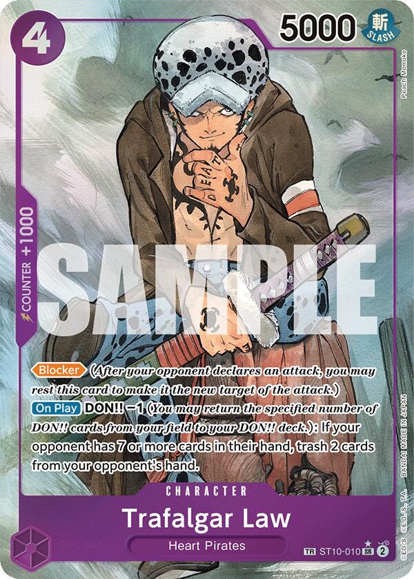 One Piece Card Game: Trafalgar Law (010) (TR) card image