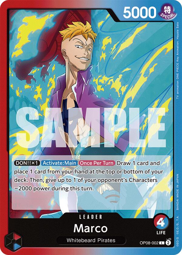 One Piece Card Game: Marco card image