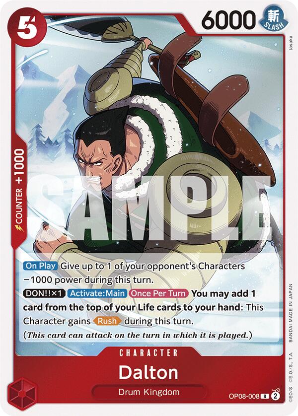 One Piece Card Game: Dalton card image