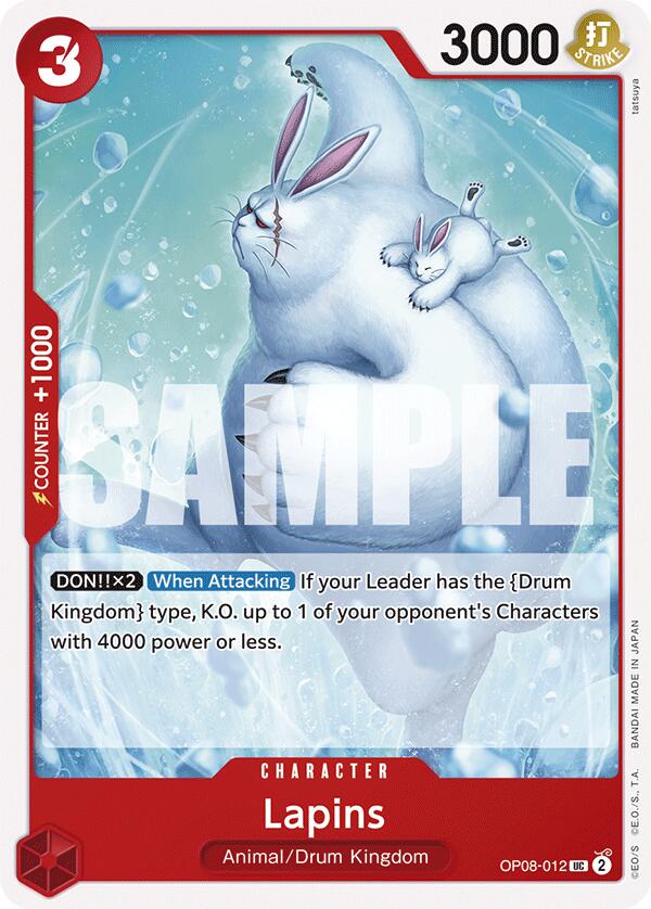 One Piece Card Game: Lapins card image