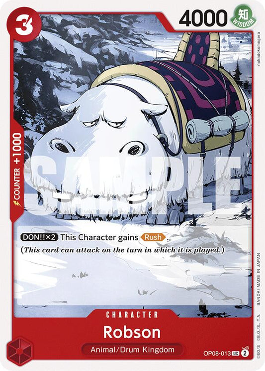 One Piece Card Game: Robson card image