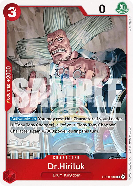 One Piece Card Game: Dr.Hiriluk card image