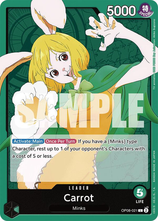 One Piece Card Game: Carrot (021) card image