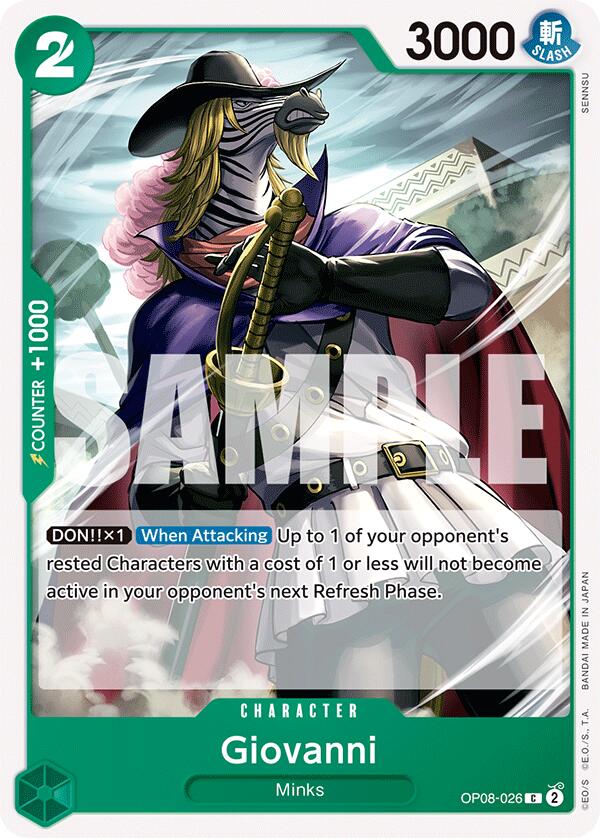 One Piece Card Game: Giovanni card image