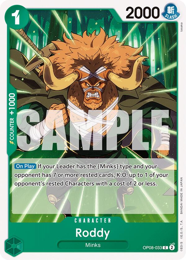 One Piece Card Game: Roddy card image