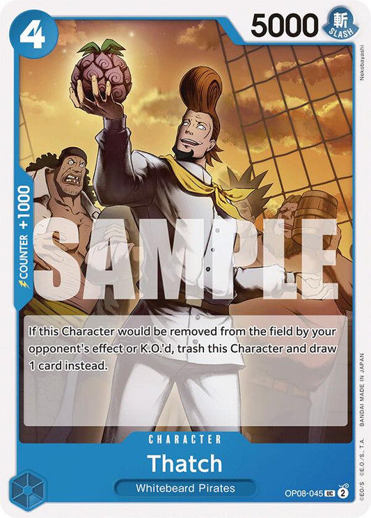 One Piece Card Game: Thatch card image