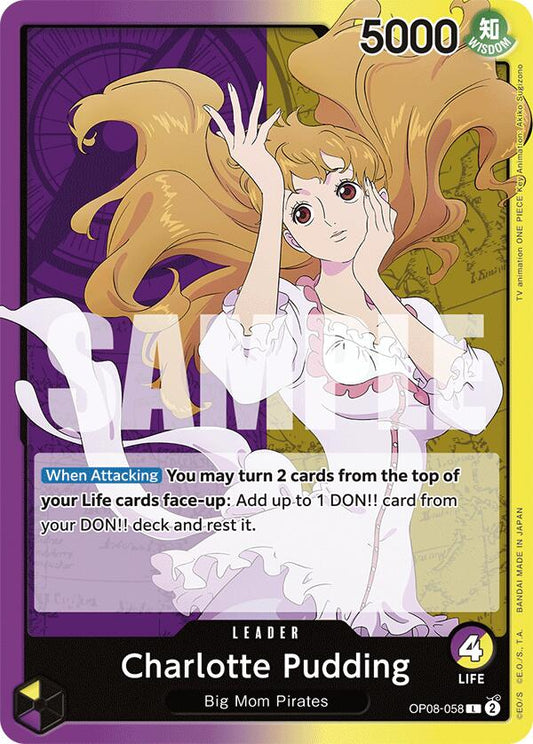 One Piece Card Game: Charlotte Pudding (058) card image