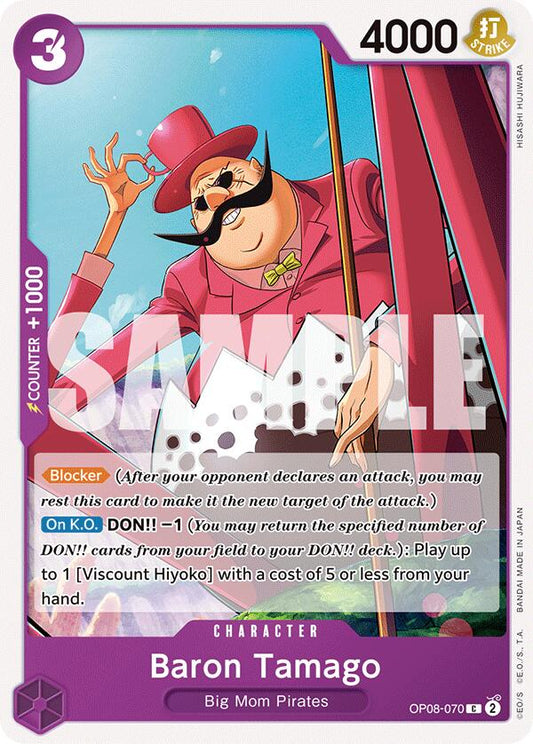 One Piece Card Game: Baron Tamago card image