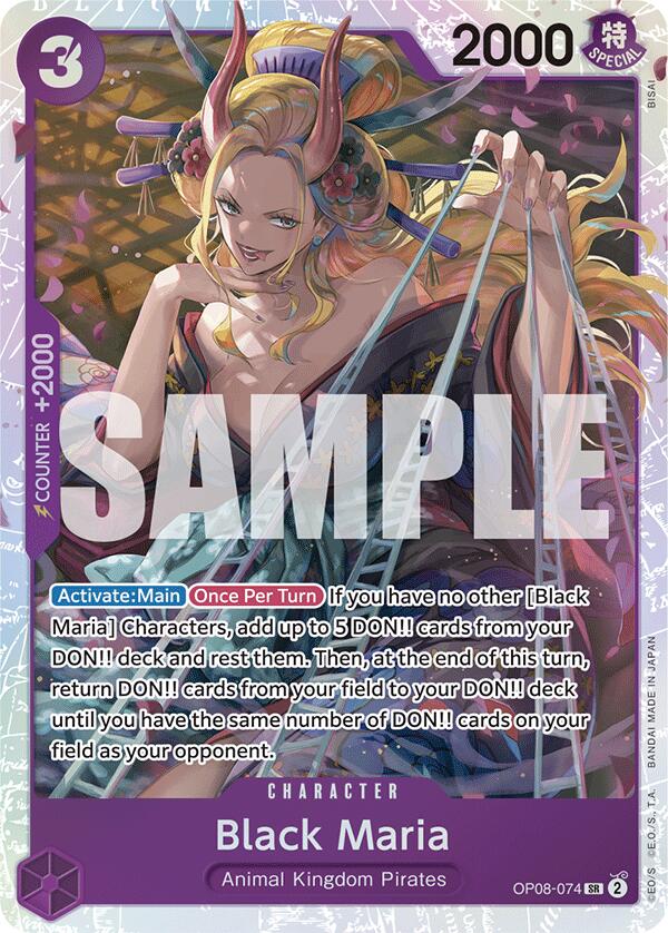 One Piece Card Game: Black Maria card image