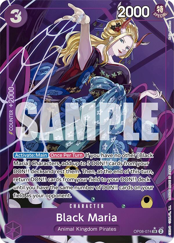 One Piece Card Game: Black Maria (Parallel) card image