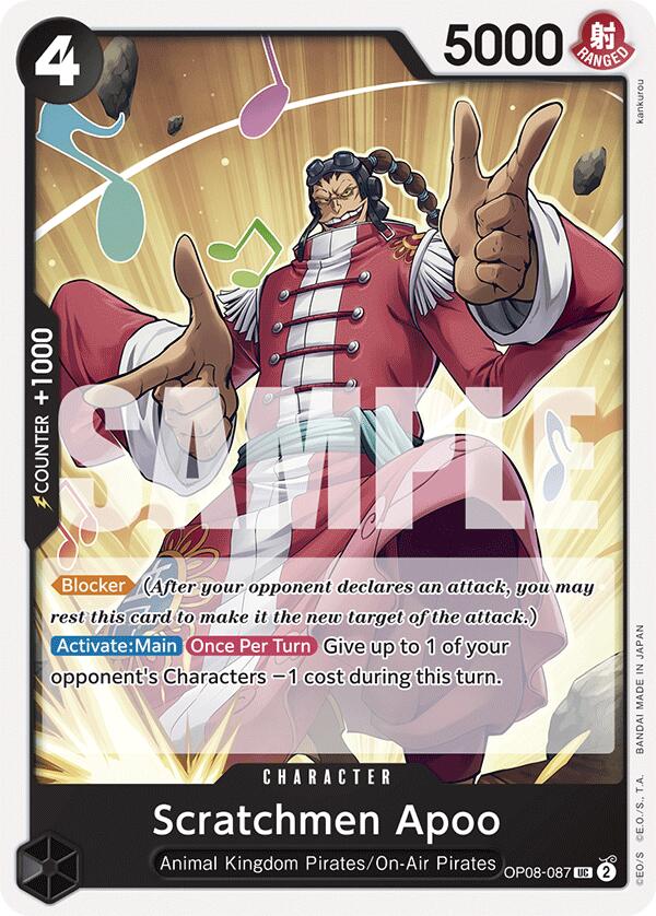 One Piece Card Game: Scratchmen Apoo card image