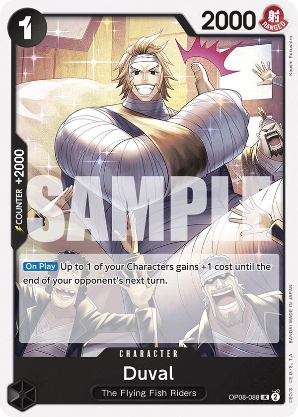 One Piece Card Game: Duval card image