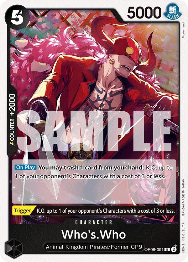 One Piece Card Game: Whos.Who card image