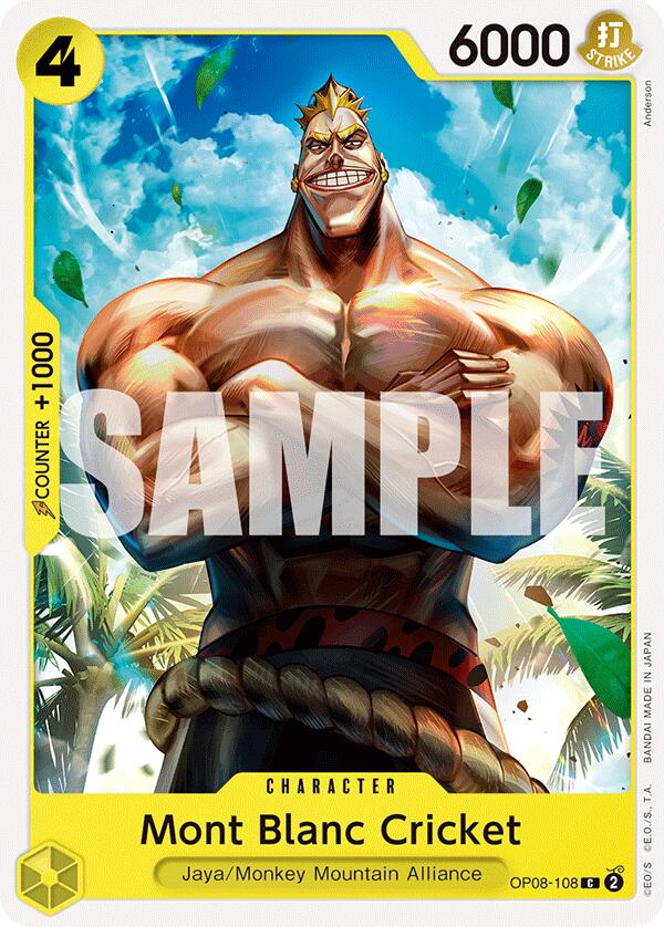 One Piece Card Game: Mont Blanc Cricket card image