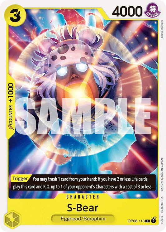 One Piece Card Game: S-Bear card image