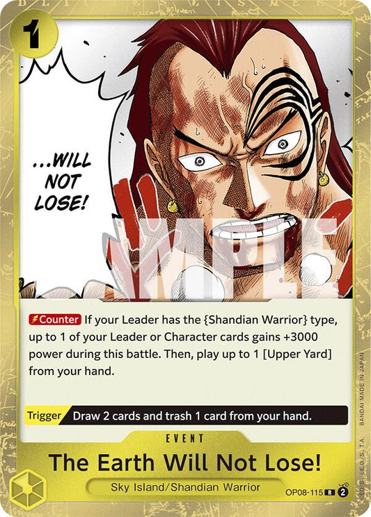 One Piece Card Game: The Earth Will Not Lose! card image