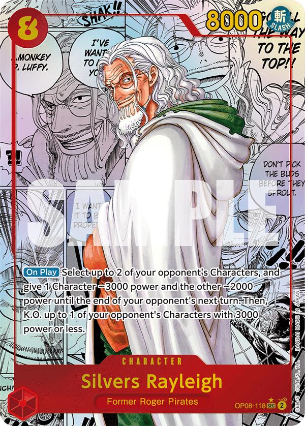 One Piece Card Game: Silvers Rayleigh (Parallel) (Manga) card image