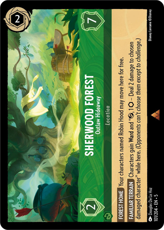 Disney Lorcana: Sherwood Forest - Outlaw Hideaway card image