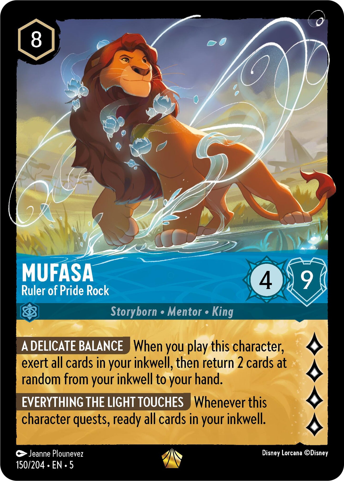 Disney Lorcana: Mufasa - Ruler of Pride Rock card image