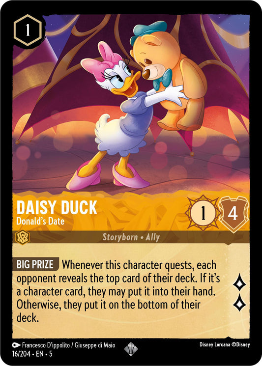 Disney Lorcana: Daisy Duck - Donald's Date card image