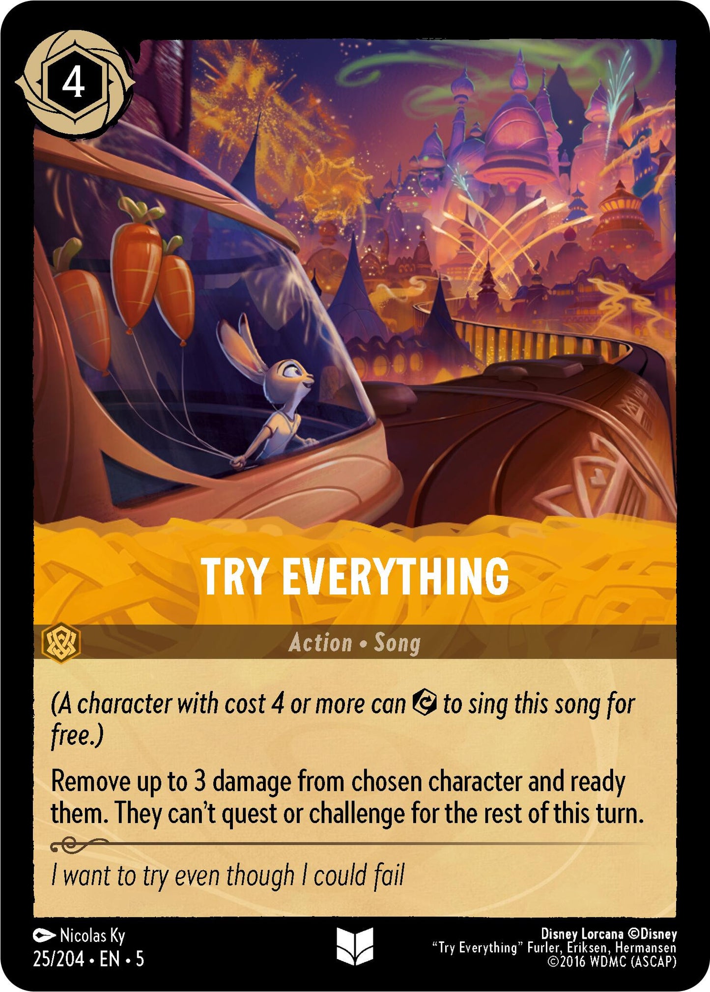 Disney Lorcana: Try Everything card image