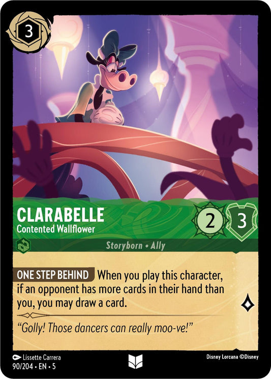 Disney Lorcana: Clarabelle - Contented Wallflower card image