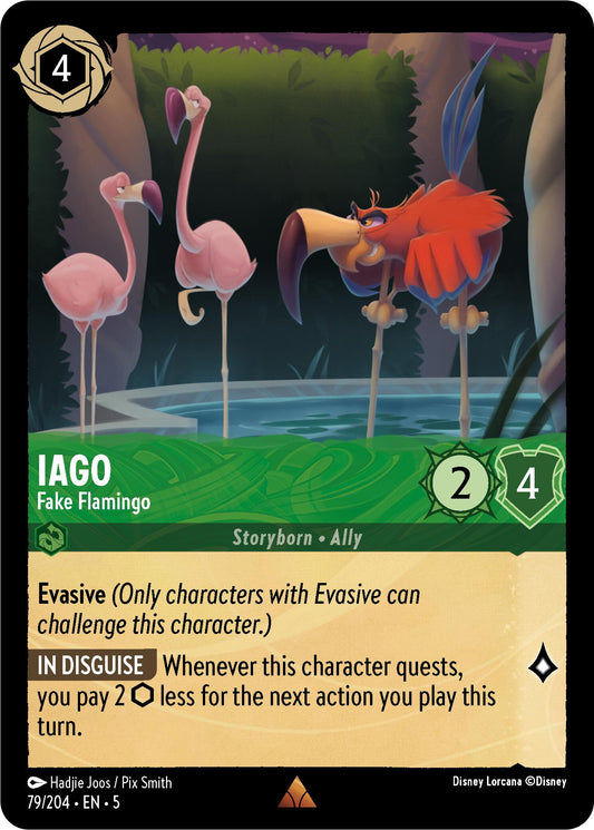 Disney Lorcana: Iago - Fake Flamingo card image