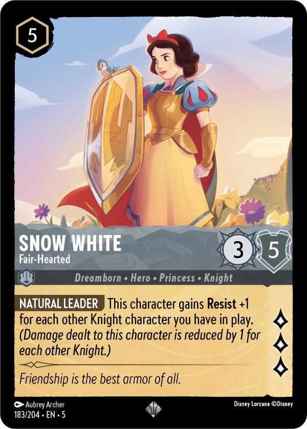 Disney Lorcana: Snow White - Fair-Hearted card image