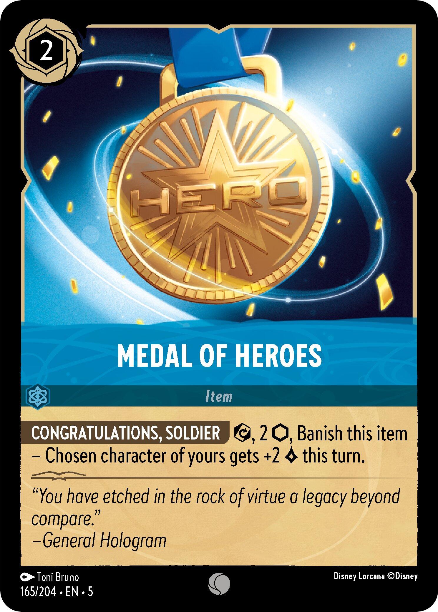 Disney Lorcana: Medal of Heroes card image