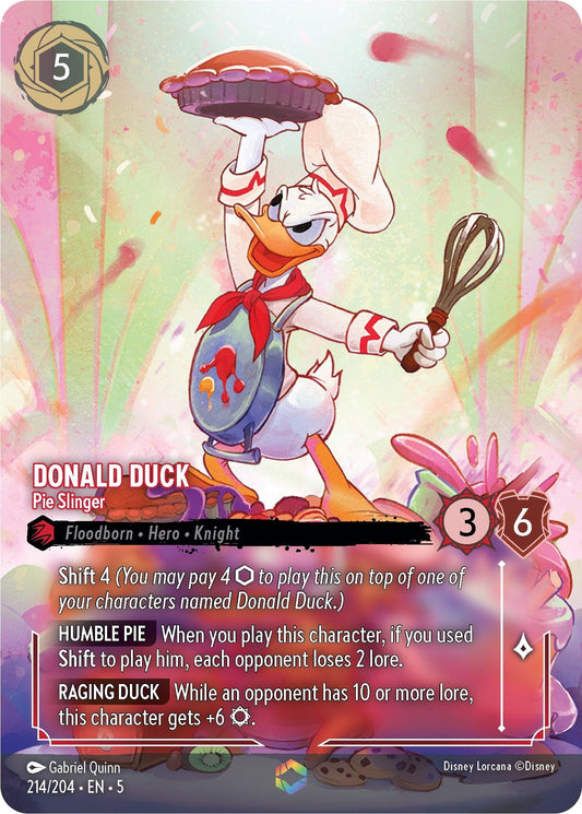 Disney Lorcana: Donald Duck - Pie Slinger (Enchanted) card image