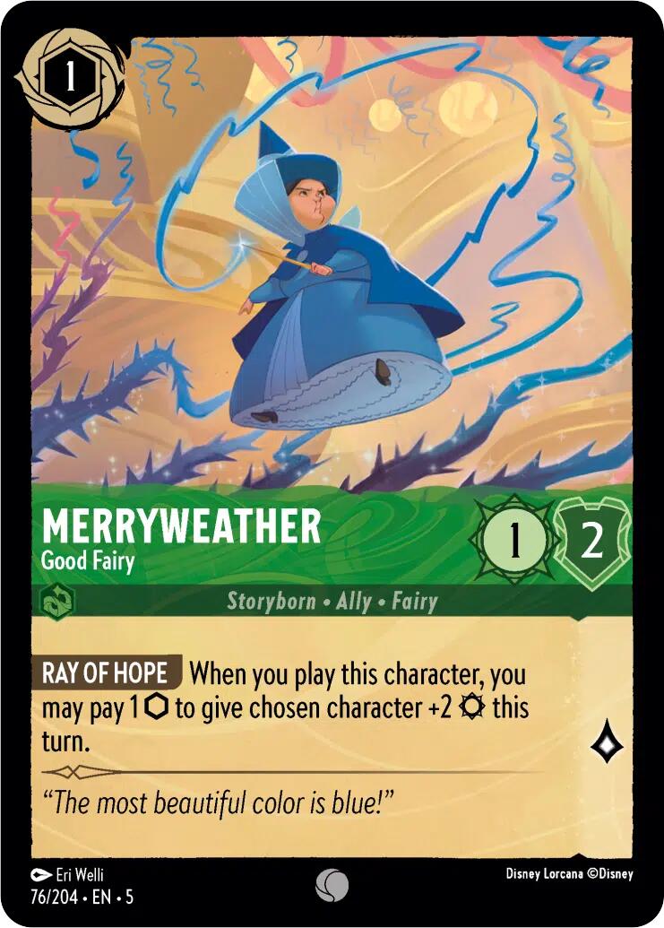 Disney Lorcana: Merryweather - Good Fairy card image