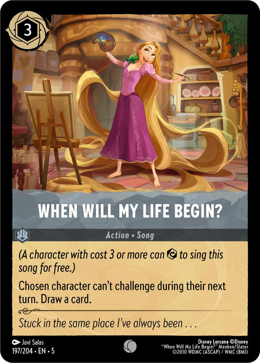 Disney Lorcana: When Will My Life Begin? card image