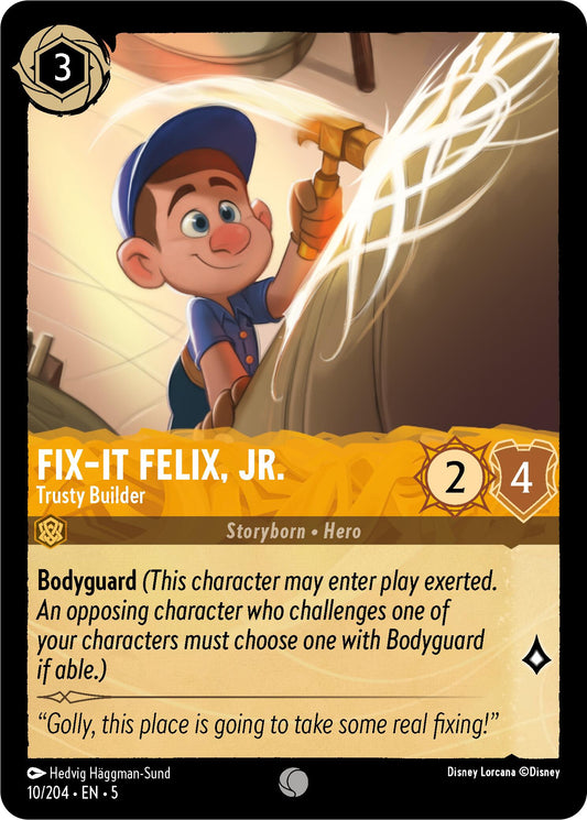 Disney Lorcana: Fix-It Felix, Jr. - Trusty Builder card image