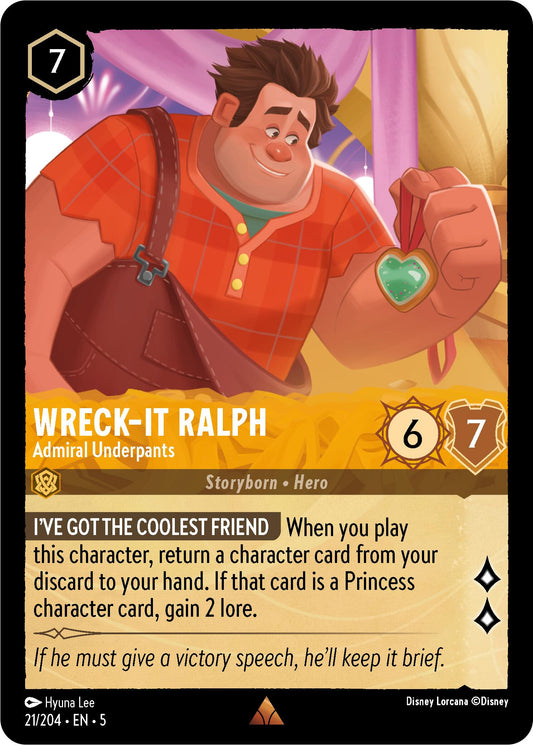 Disney Lorcana: Wreck-It Ralph - Admiral Underpants card image