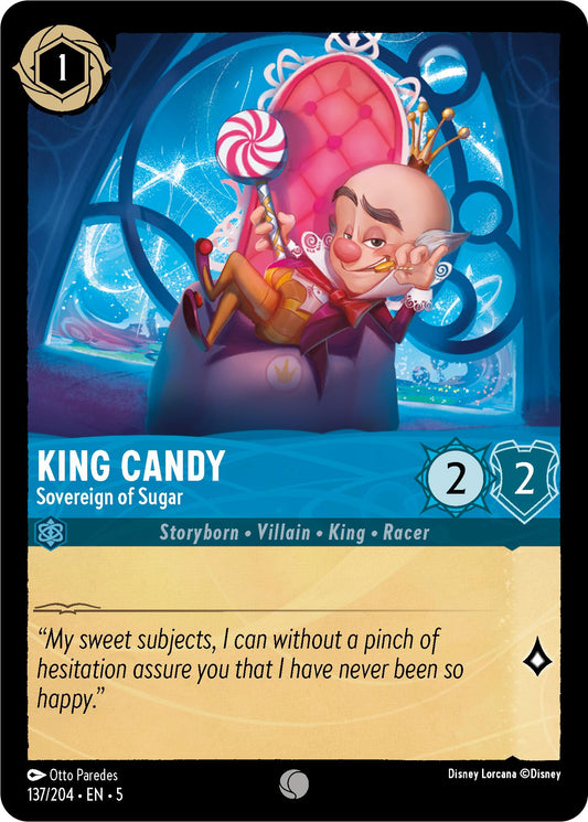 Disney Lorcana: King Candy - Sovereign of Sugar card image