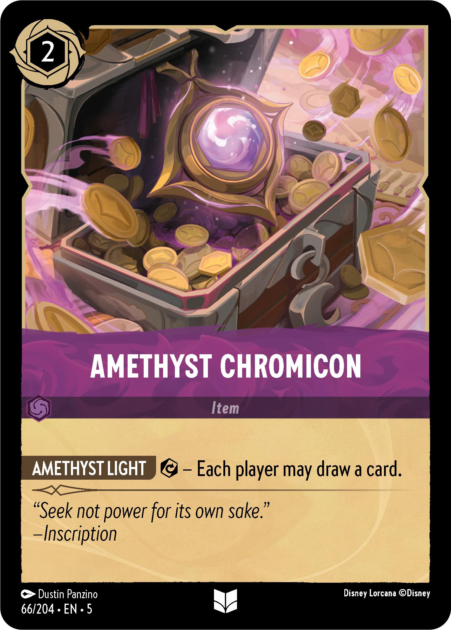 Disney Lorcana: Amethyst Chromicon card image