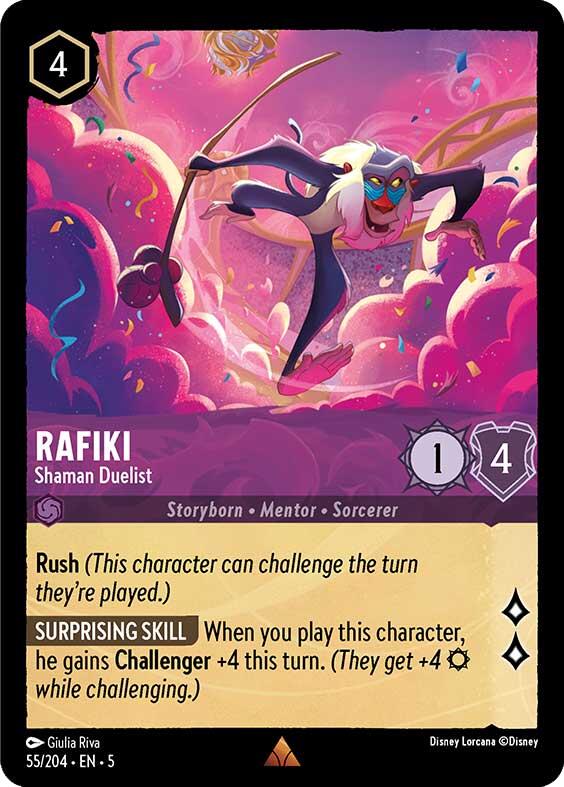 Disney Lorcana: Rafiki - Shaman Duelist card image